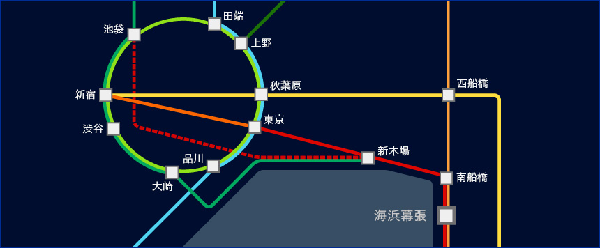 電車でのご来場１